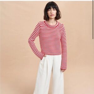 La Ligne Mini Marina Fine Striped Sweater
